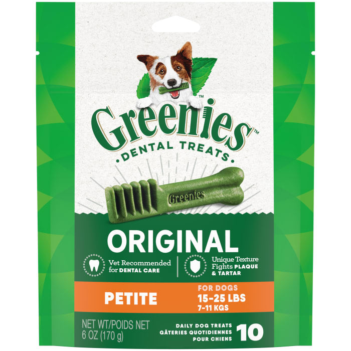 GREENIES Original Petite Natural Dental Care Dog Treats, oz