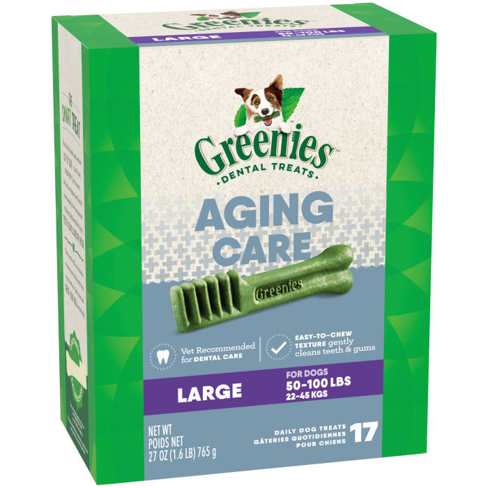 GREENIES Aging Care Large Natural Dog Dental Care Chews Oral