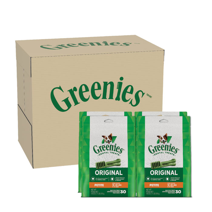 GREENIES Original Petite Natural Dog Dental Care Chews Oral Health Dog
