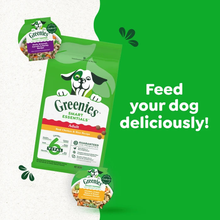 [Greenies][Greenies Smart Topper Wet Mix-In for Dogs, Duck, Broccoli, Carrots & Barley Recipe, 2 oz. Tray][Enhanced Image Position 6]