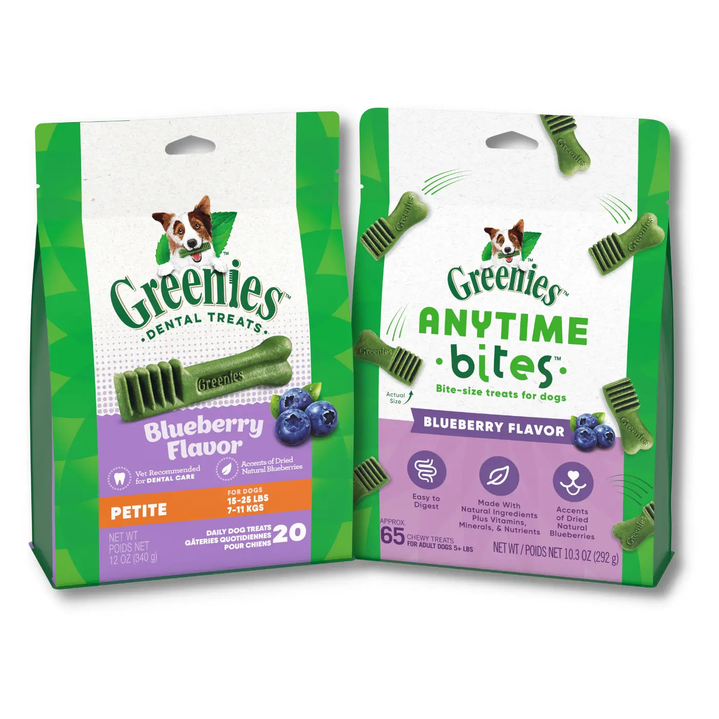 Greenies blueberry petite 2025