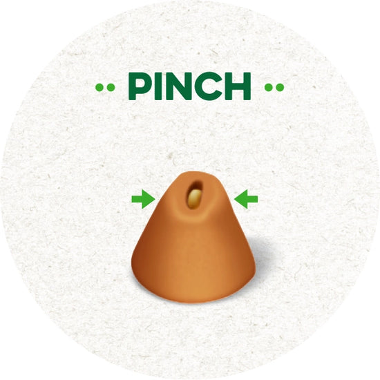 Pinch illustration for Greenies Pill Pockets for capsule sized pills