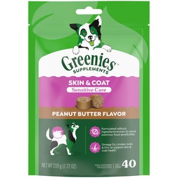 Skin and Coat Supplement for Dogs Peanut Butter image
