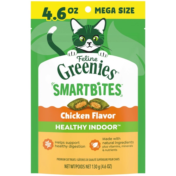 Feline SMARTBITES Chicken Flavor Healthy Indoor Cat Treats asset 1