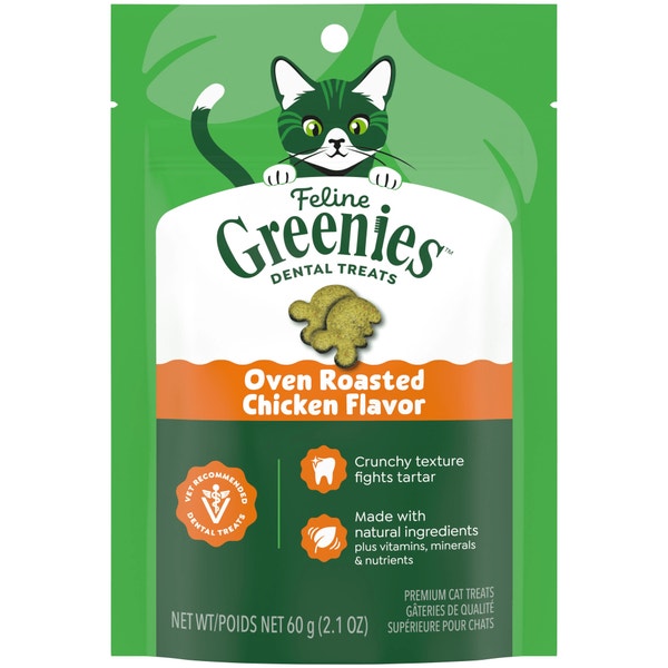Feline Dental Oven Roasted Chicken Flavor Cat Treats asset 1