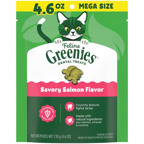 Feline Dental Savory Salmon Flavor Cat Treats asset 1