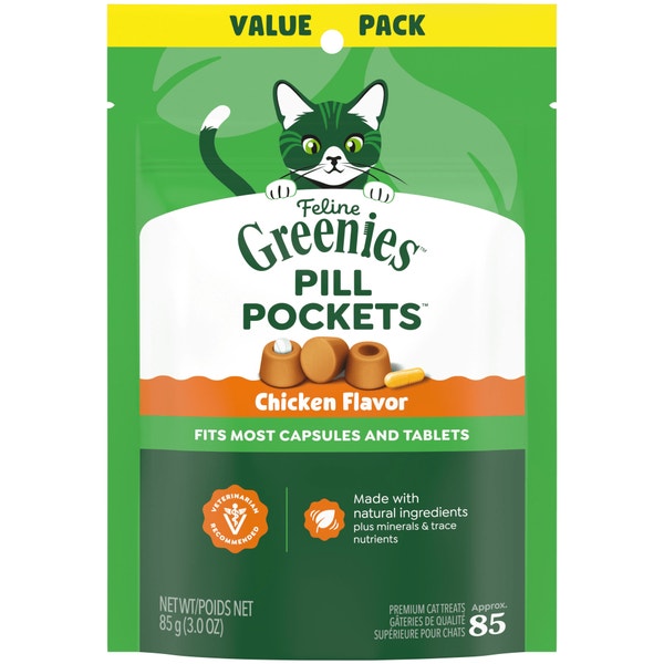 Feline PILL POCKETS Chicken Flavor Cat Treats asset 1