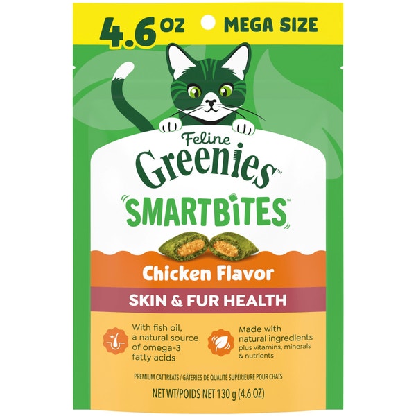 Feline SMARTBITES Chicken Flavor Skin & Fur Health Cat Treats asset 1