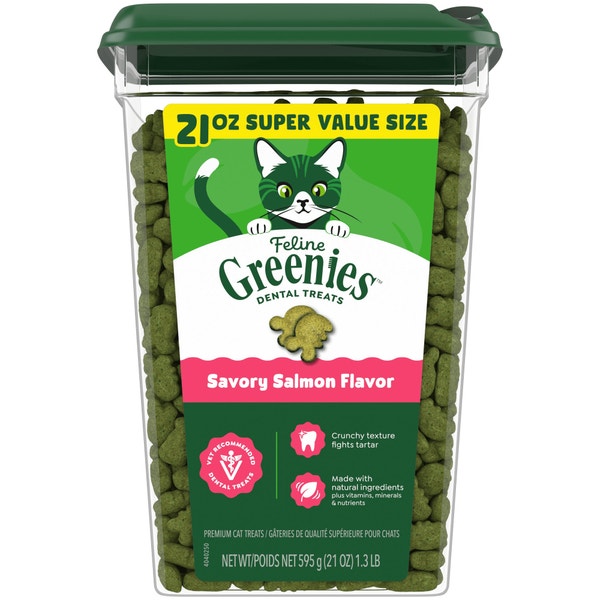 Feline Savory Salmon Flavor Dental & Crunchy Cat Treats asset 1