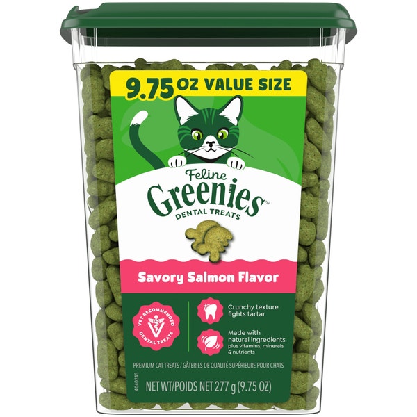 Feline Dental Savory Salmon Flavor Cat Treats asset 1