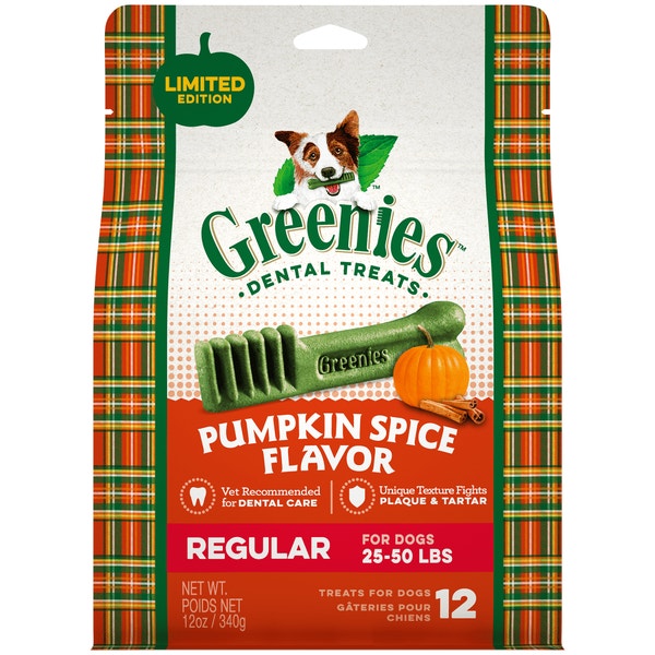Adult Dental Dog Treats Regular Size Pumpkin Spice asset 1