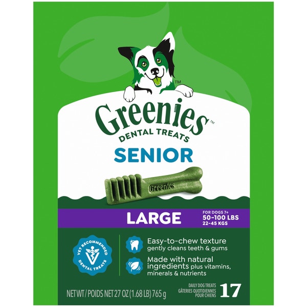 Senior Dental Dog Treats Large Size Original asset 1