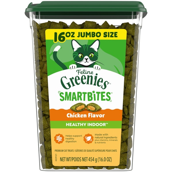 Feline SMARTBITES Chicken Flavor Healthy Indoor Cat Treats asset 1