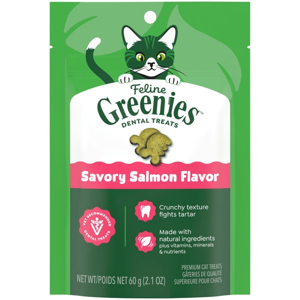Feline Dental Savory Salmon Flavor Cat Treats asset 1