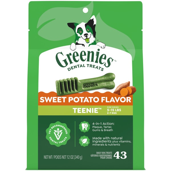 Adult Dental Dog Treats Teenie Size Sweet Potato asset 1