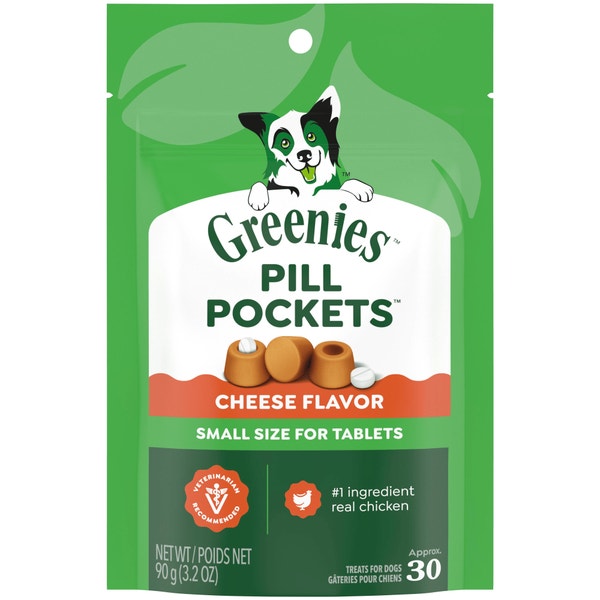 Pill Pockets for Dogs Small Size Soft Dog Treats Cheese asset 1