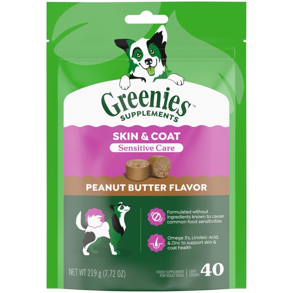Skin and Coat Supplement for Dogs Peanut Butter asset 1