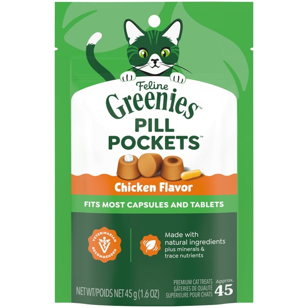 Feline PILL POCKETS Chicken Flavor Cat Treats asset 1