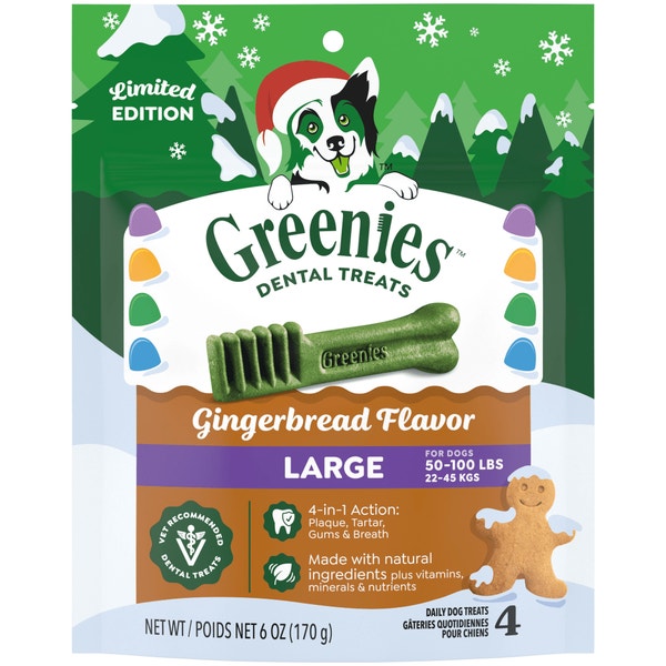 Adult Dental Dog Treats Large Size Gingerbread asset 1