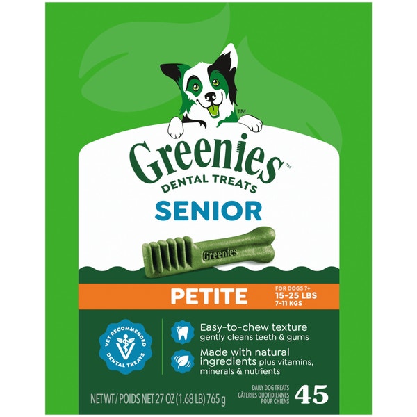 Senior Dental Dog Treats Petite Size Original asset 1