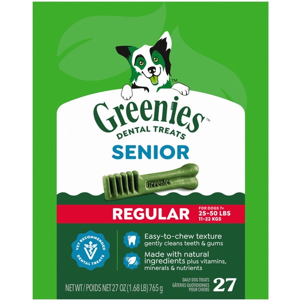 Senior Dental Dog Treats Regular Size Original asset 1