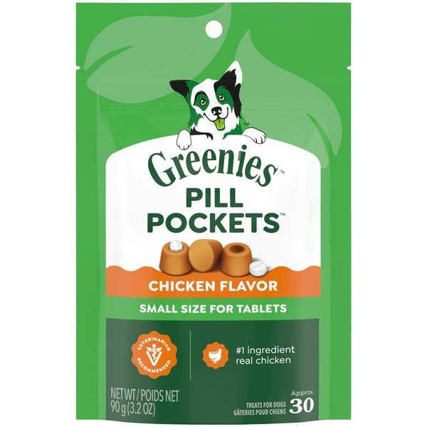 Pill Pockets for Dogs Small Size Soft Dog Treats Chicken asset 1