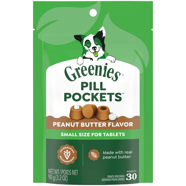 Pill Pockets for Dogs Small Size Soft Dog Treats Peanut Butter asset 1