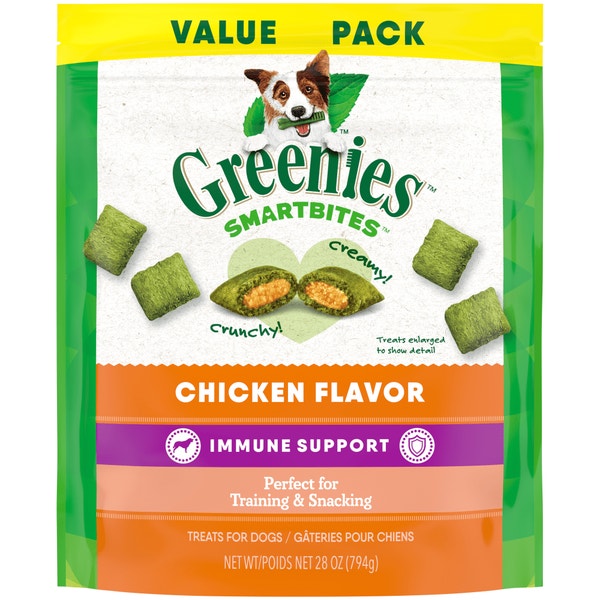Smartbites Immune Support Crunchy & Soft Dog Treats Chicken asset 1