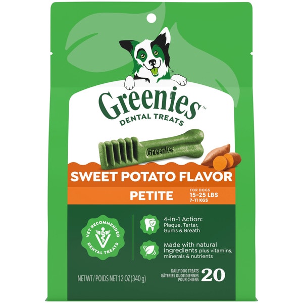 Adult Dental Dog Treats Petite Size Sweet Potato asset 1