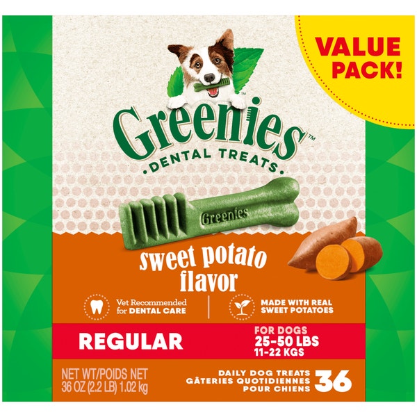 Adult Dental Dog Treats Regular Size Sweet Potato asset 1