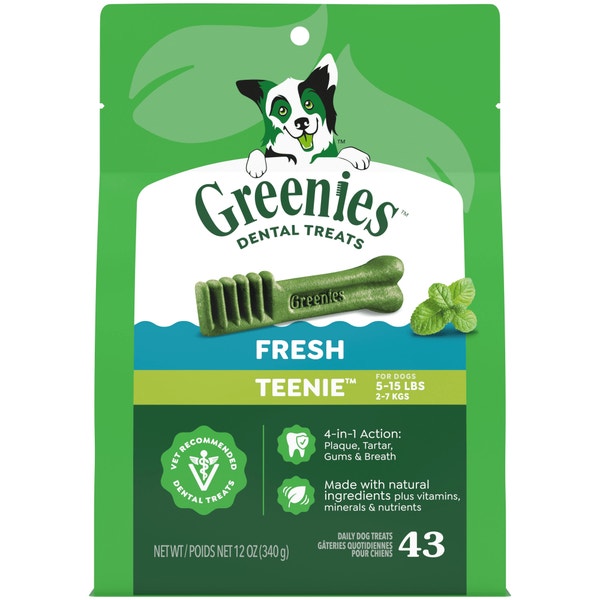 Adult Dental Dog Treats Teenie Size Fresh Flavor asset 1