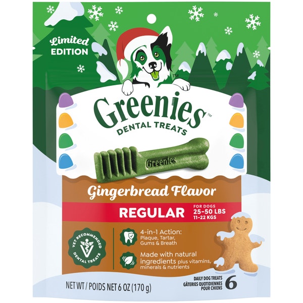 Adult Dental Dog Treats Regular Size Gingerbread asset 1