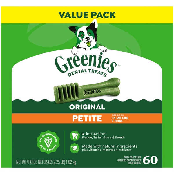 Adult Dental Dog Treats Petite Size Original asset 1