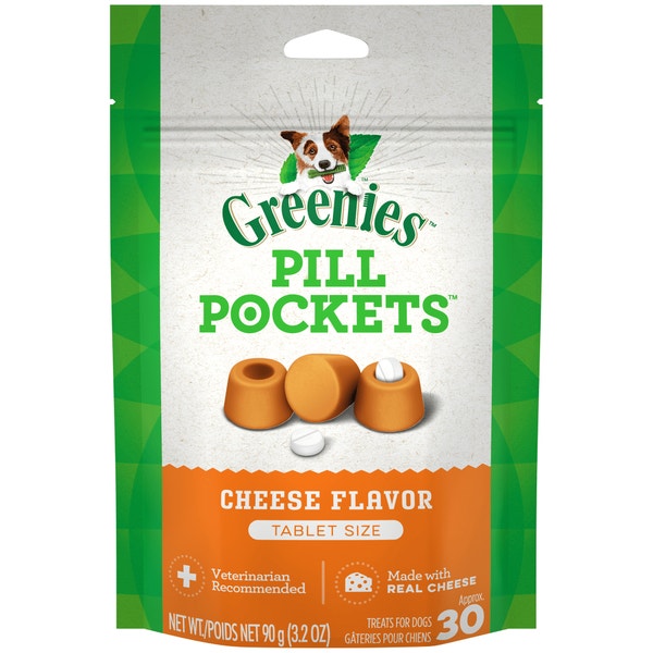 Pill Pockets for Dogs Soft Dog Treats Tablet Size Cheese asset 1