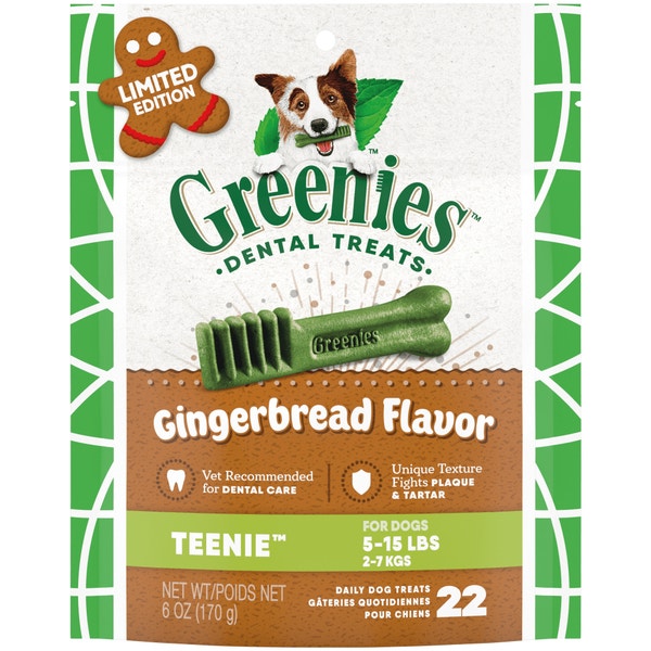 Adult Dental Dog Treats Teenie Size Gingerbread asset 1