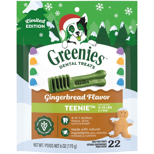 Adult Dental Dog Treats Teenie Size Gingerbread asset 1