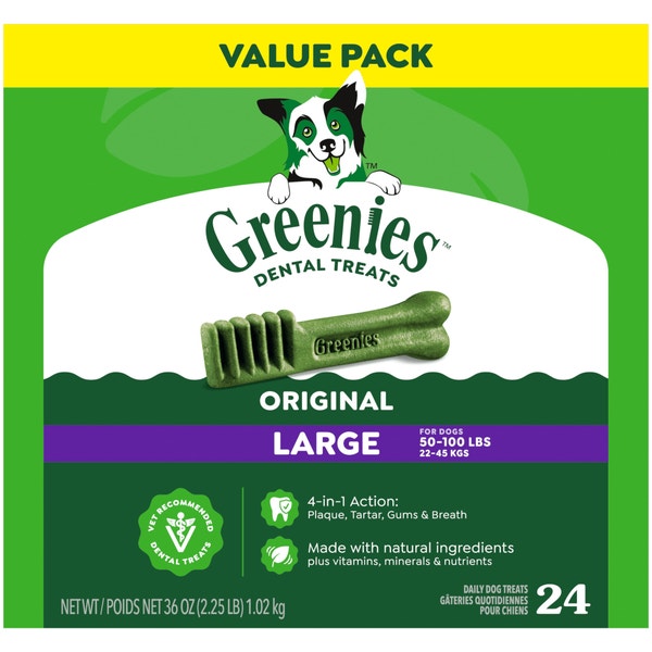 Adult Dental Dog Treats Large Size Original asset 1