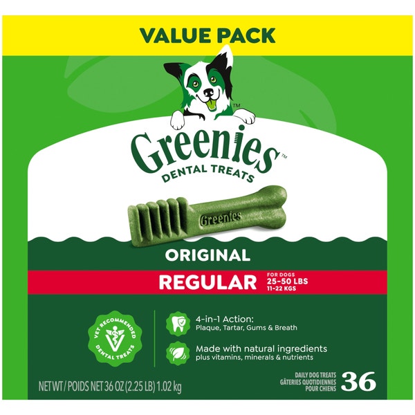 Adult Dental Dog Treats Regular Size Original asset 1