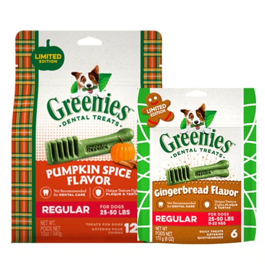 GREENIES Pumpkin Spice & Gingerbread Dog Dental Chews