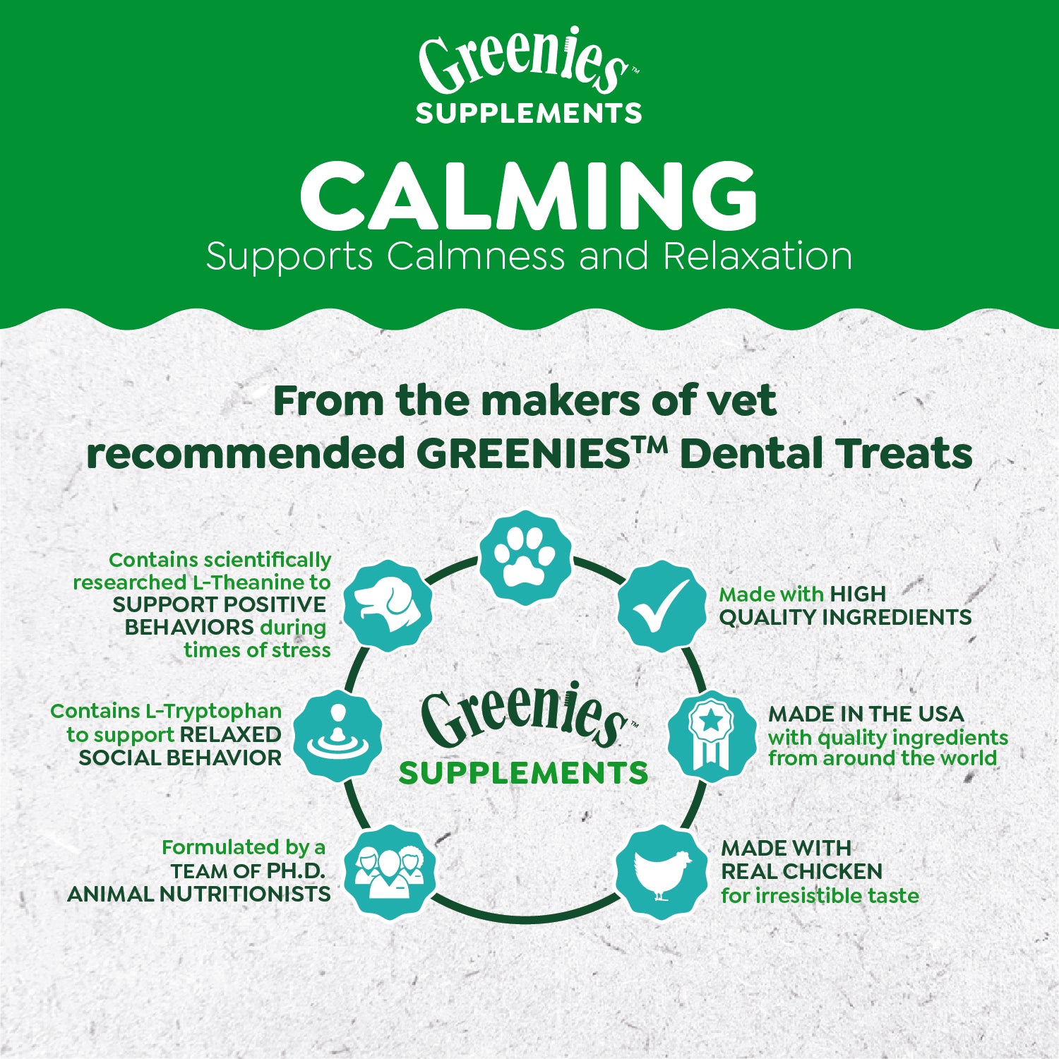 Greenies Calming Supplements Claims