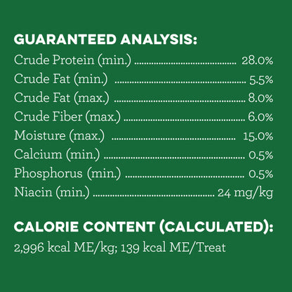 [Greenies][GREENIES Original Large Dental Treats, 24 Count][Nutrition Grid/Guaranteed Analysis Image]