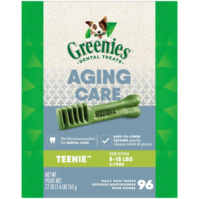 [Greenies][GREENIES Aging Care TEENIE Dental Treats, 96 Count][Main Image (Front)]