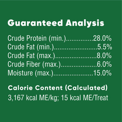 [Greenies][GREENIES Blueberry Flavored Anytime Bites][Nutrition Grid/Guaranteed Analysis Image]