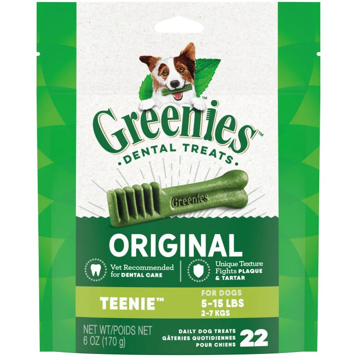 [Greenies][GREENIES Original TEENIE Dental Treats, 22 Count][Main Image (Front)]