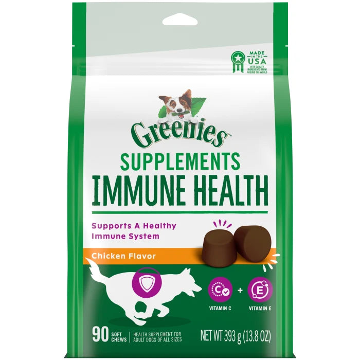 [Greenies][GREENIES Immune Health Supplements, 90 Count][Main Image (Front)]