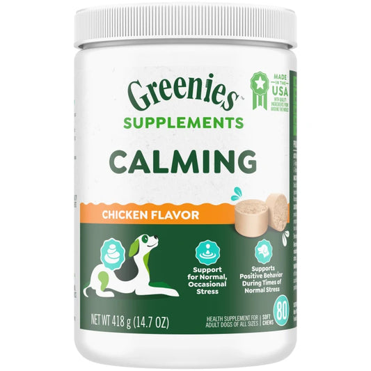 [Greenies][Greenies Calming Supplements, 80 Count][Main Image (Front)]