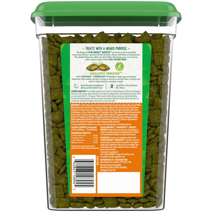 [Greenies][FELINE GREENIES Chicken Flavored Healthy Indoor SMARTBITES][Back Image]