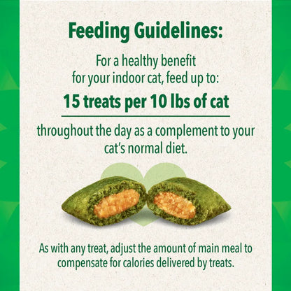 [Greenies][FELINE GREENIES Salmon Flavored Skin & Fur SMARTBITES][Feeding Guidelines Image]