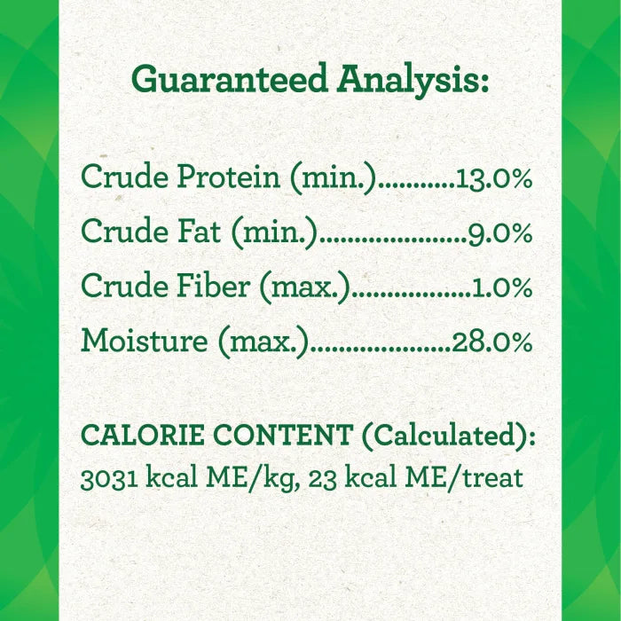 [Greenies][GREENIES Hickory Smoke Flavored Capsule Pill Pockets, 60 Count][Nutrition Grid/Guaranteed Analysis Image]