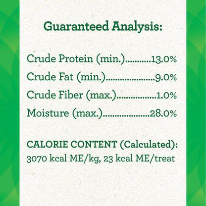 [Greenies][GREENIES Chicken Flavored Capsule Pill Pockets, 60 Count][Nutrition Grid/Guaranteed Analysis Image]